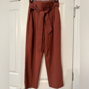 Madewell drapery paper bag pants